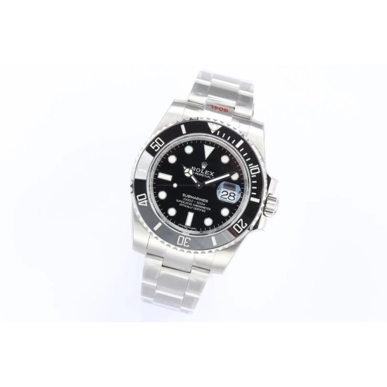 Rolex-Submariner 124060 904L SS/SS Black EWF Asia 3135