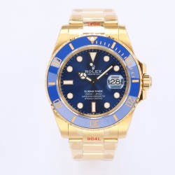 Rolex-Submariner 126618LB 904L YG/YG Blue EWF Asian 3235