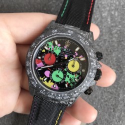 Rolex-Daytona Diw 40mm Carbon/NY O Colorful Dial NOOB SA4130