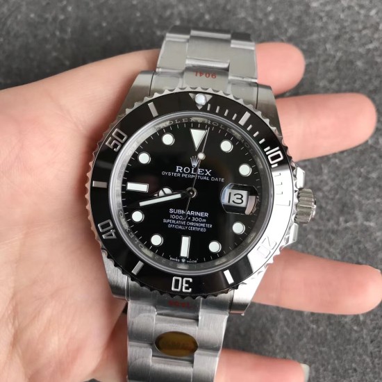 Rolex-Submariner 116610LN 904L SS/SS Black V11 Noob SA3135