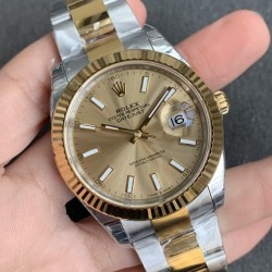 Rolex--Datejust 126333 41mm Oyster 904L SS/YG Gold/Stk VSF VS3235