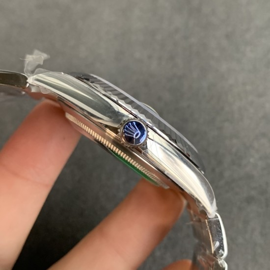 Rolex--Datejust 126334 41mm Oyster Flt 904L SS/SS Grey/Stk VSF VS3235