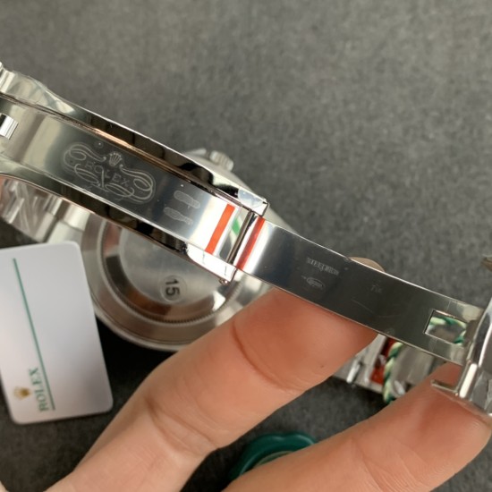 Rolex--Datejust 126334 41mm Oyster Flt 904L SS/SS Grey/Stk VSF VS3235