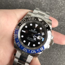 Rolex-GMT II 116710BLNR 904L SS/SS Blk ARF Asia 3186 CHS
