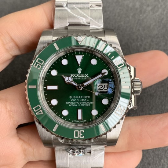 Rolex-Submariner 116610LV Hulk 40mm SS/SS Green Dial VSF VS3135