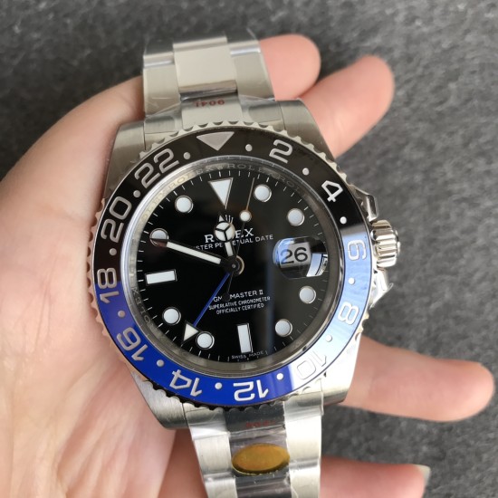 Rolex-GMT Master II 116710 40mm SS/SS Black Dial Noob V11 VR3186(Limited quantity)