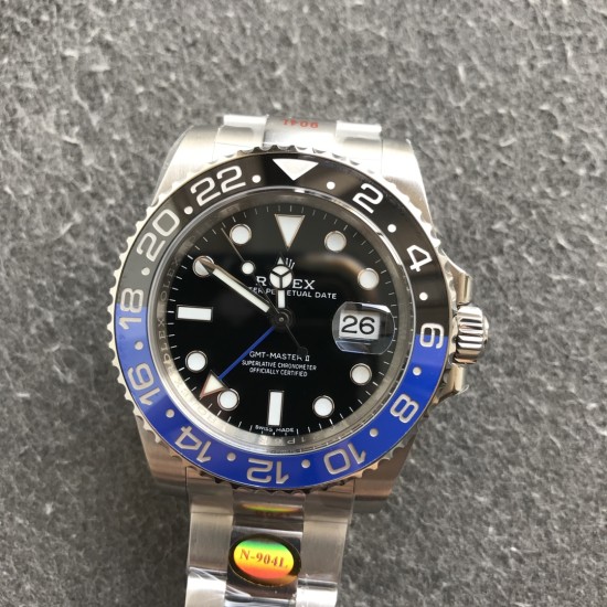 Rolex-GMT Master II 116710 40mm SS/SS Black Dial Noob V11 VR3186(Limited quantity)