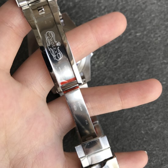 Rolex-GMT II Blk/Blk SS/SS Noob A3186 Hour Hand Adj