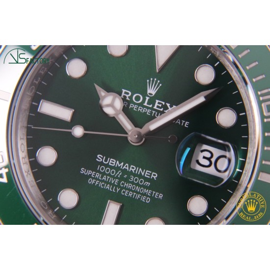 Rolex-Submariner 116610LV Hulk 40mm SS/SS Green Dial VSF VS3135