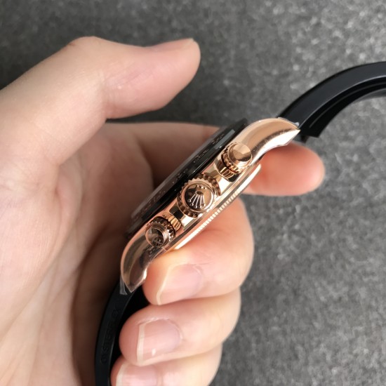 Rolex-Daytona 116515 40mm RG/RU Brown Dial NOOB SH4130 V3(Gain Weight)