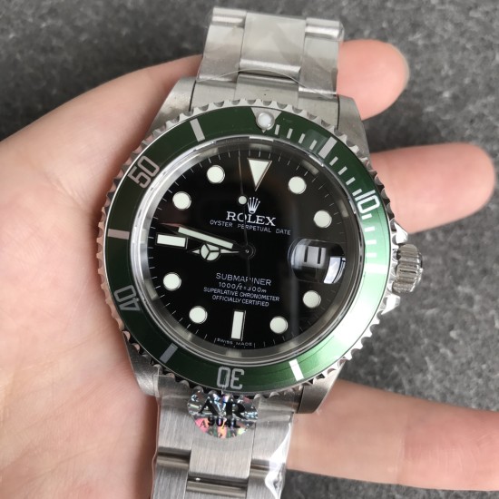Rolex-Submariner 116610LV Hulk 40mm SS/SS Green Dial ARF VS3135