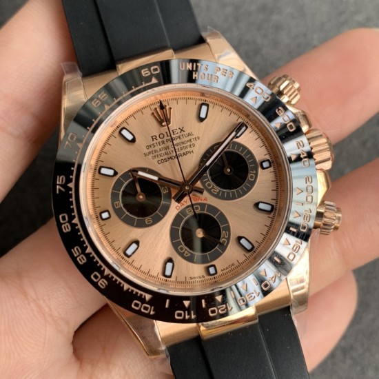 Rolex-Daytona 116515 40mm RG/RU RG/Black NOOB DD4130