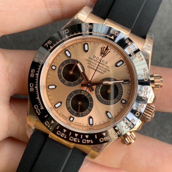 Rolex-Daytona 116515 40mm RG/RU RG/Black NOOB DD4130