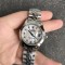 Rolex-Datejust Ladies 28mm SS/SS Silver/Dia GSF H05
