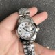 Rolex-Datejust Ladies 28mm SS/SS Silver/Dia GSF H05