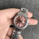 Rolex-Datejust 279139 28mm Jub Dia SS/SS Pink/Dia GSF A2671
