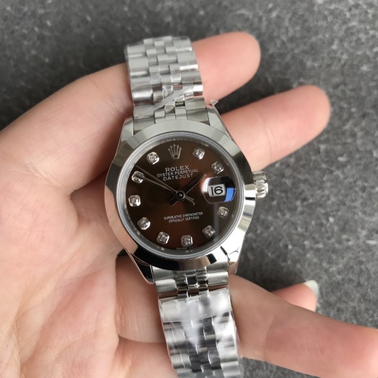 Rolex-Datejust Ladies 28mm SS/SS Grey Dial GSF NH05