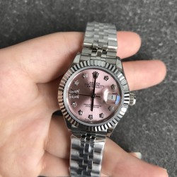 Rolex-Datejust 279174 28mm Jub SS/SS Pink/Diam GSF A2671