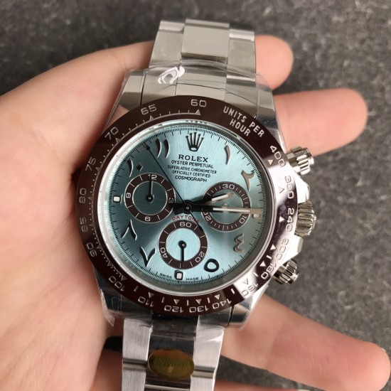 Rolex-Daytona 116506 40mm SS/SS Ice Blue/Arab NOOB DD4130