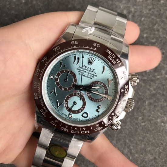 Rolex-Daytona 116506 40mm SS/SS Ice Blue/Arab NOOB DD4130
