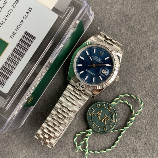 Rolex-Datejust 126334 41mm Jub 904L SS/SS Blue/Stk ARF VR3235