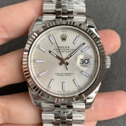 Rolex-Datejust 126334 41mm Jub 904L SS/SS Silver/Stk ARF VR3235