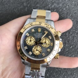 Rolex-Daytona 116503 40MM YG/SS Black/Dia BLSF DD4130