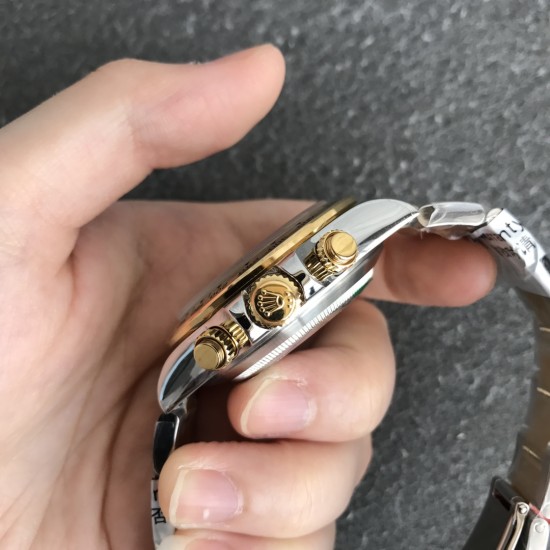 Rolex-Daytona 116503 40MM YG/SS Black/Dia BLSF DD4130