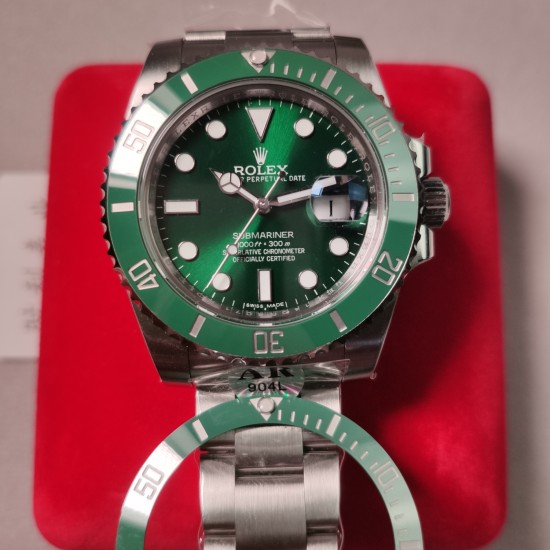 Rolex-Submariner 116610LV Hulk 40mm SS/SS Green Dial ARF VS3135