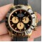 Rolex-Daytona 126518 40mm YG/RU Black/Stk NOOB SH4131 Super Clone