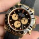 Rolex-Daytona 126518 40mm YG/RU Black/Stk NOOB SH4131 Super Clone