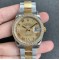 Rolex-DateJust 36mm Oyst Dia 904L YG/SS Gold/Rmn EWF A3235