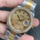 Rolex-DateJust 36mm Oyst Dia 904L YG/SS Gold/Rmn EWF A3235