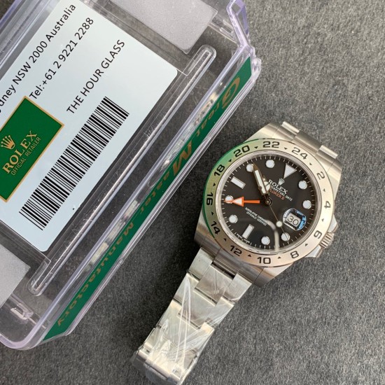 Rolex-Explorer II 216570 SS/SS Black GMF Asia 3187 CHS