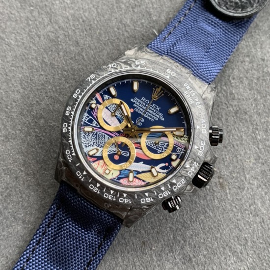 Rolex-Daytona Diw 40mm FC/NY Dark Blue Dial WWF A7750