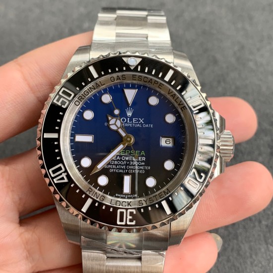 Rolex-DeepSea Dweller 116660 904L SS/SS Blue ARF V2 SH3135