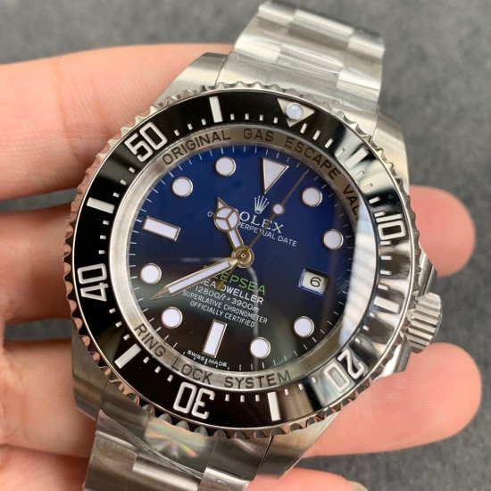 Rolex-DeepSea Dweller 116660 904L SS/SS Blue ARF V2 SH3135