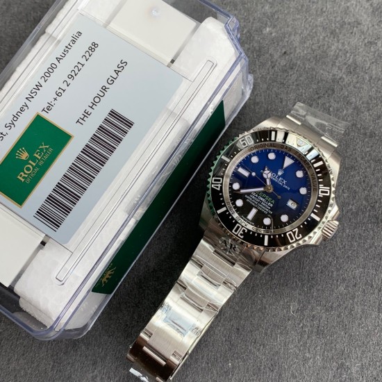 Rolex-DeepSea Dweller 116660 904L SS/SS Blue ARF V2 SH3135