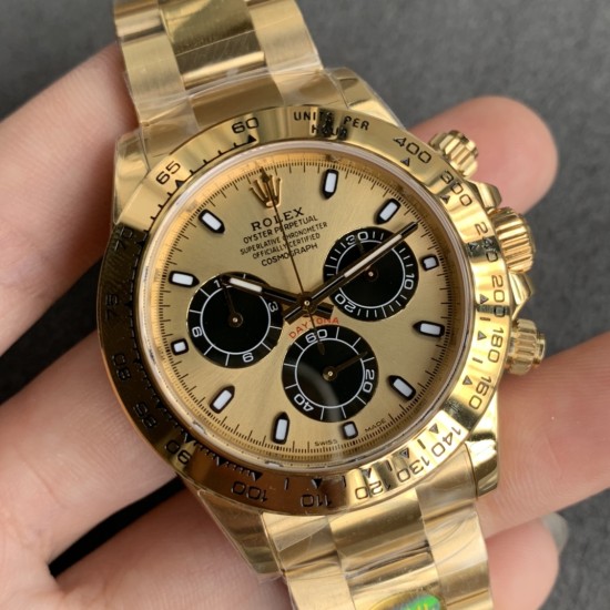 Rolex-Daytona 116508 40MM YG/YG Gold/Stk NOOB DD4130