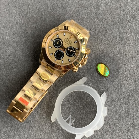 Rolex-Daytona 116508 40MM YG/YG Gold/Stk NOOB DD4130