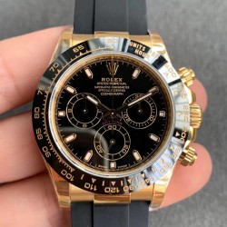 Rolex-Daytona 116518 40mm YG/RU Black Dial NOOB SA4130