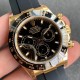 Rolex-Daytona 116518 40mm YG/RU Black Dial NOOB SA4130