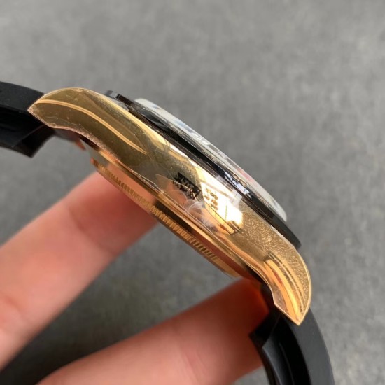 Rolex-Daytona 116518 40mm YG/RU Black Dial NOOB SA4130