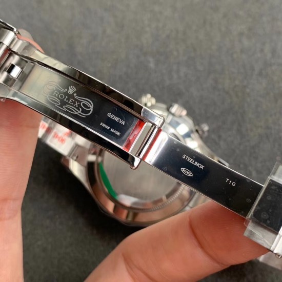 Rolex-Daytona 116509 40mm SS/SS Black/Dia NOOB SA4130