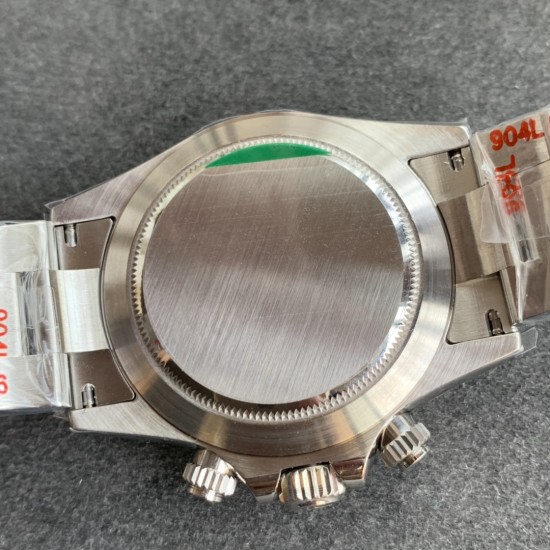 Rolex-Daytona 126500 40mm SS/SS White Dial NOOB SH4130 Super Clone