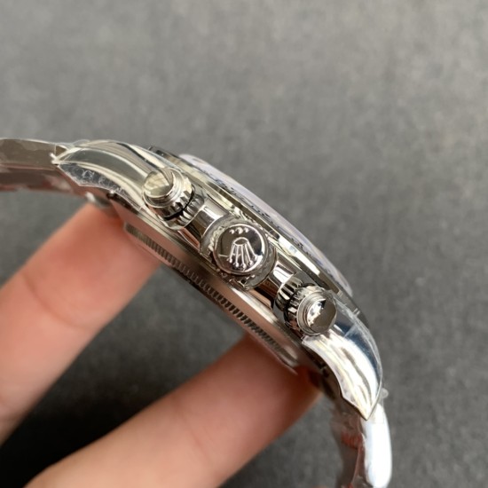 Rolex-Daytona 116509 40mm SS/SS White/Dia NOOB DD4130