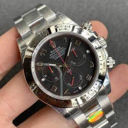 Rolex-Daytona 116509 40MM SS/SS Black/Num NOOB DD4130