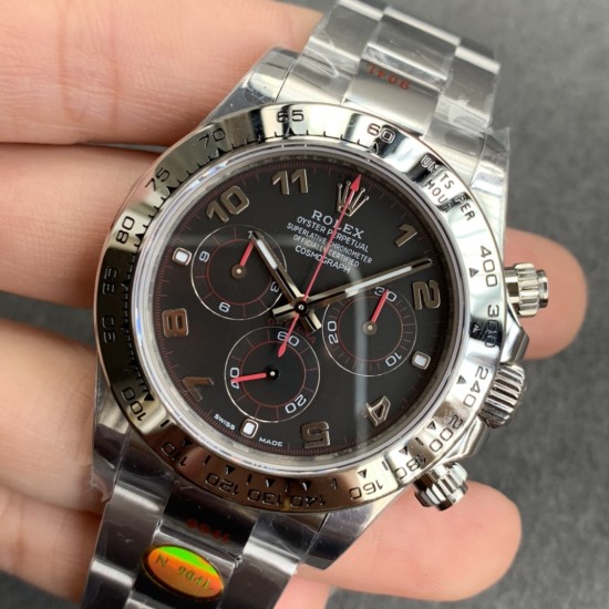 Rolex-Daytona 116509 40MM SS/SS Black/Num NOOB DD4130