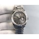 Rolex-DayDate 128239 36mm SS/SS Grey/Stk EWF V2 A3255(Gain Weight)