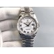 Rolex-DayDate 228239 36mm SS/SS White/Rmn JDF V4 VR3255 (Gain Weight)